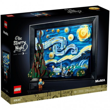 LEGO 21333 Ideas Vincent van Gogh - Starry Night Construction Toy (3D Replica of Van Goghs Masterpie