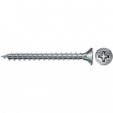 Spanplattenschraube Power-Fast II 6,0x300 Senkkopf (25 Stück, Teilgewinde, verzinkt)