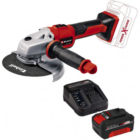 Professional Akku-Winkelschleifer AXXIO 18/150, 18Volt (rot/schwarz, ohne Akku und Ladegerät)