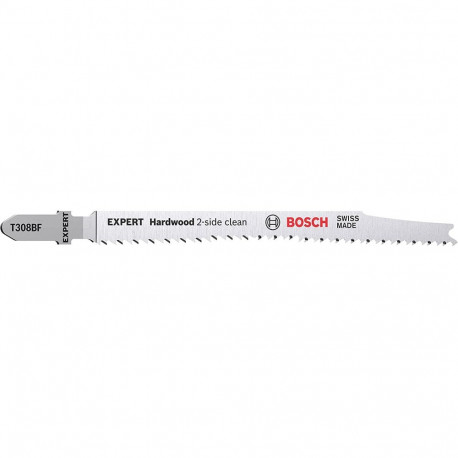 Bosch Expert jigsaw blade T 308 B 'Wood 2-side clean', 5 pieces