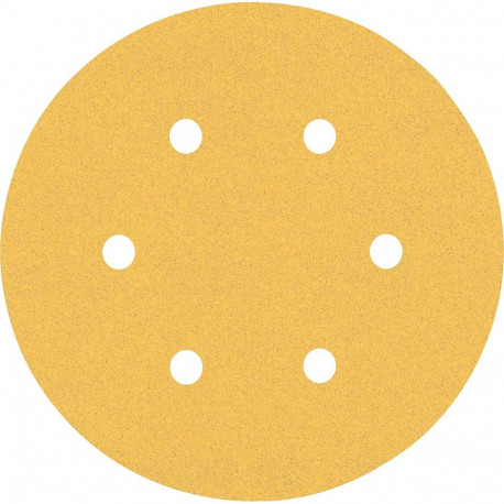 Expert C470 Schleifblatt-Set, Ø 150mm, K60 / 120 / 240 (6-teilig, für Exzenterschleifer)