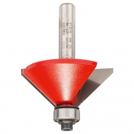 Fasenfräser Expert for Wood, Ø 44mm, 45° (Schaft Ø 8mm, zweischneidig, Anlaufkugellager)