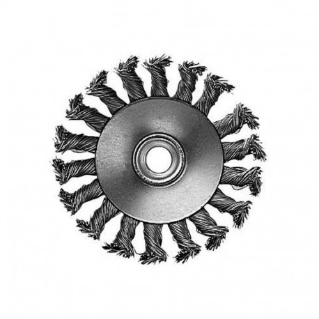 Bosch disc brush Heavy for Metal, 115mm, knotted (for angle grinders with M14 thread)