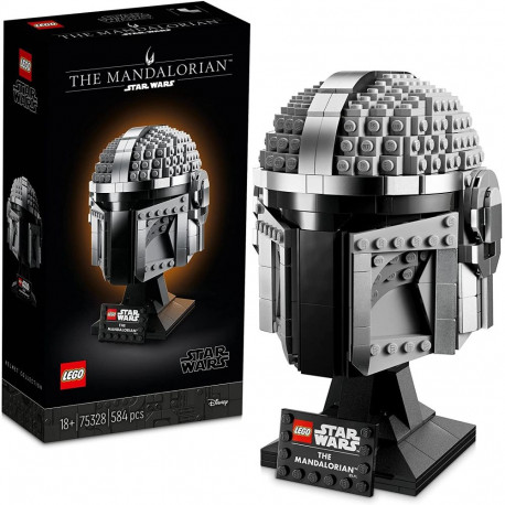 75328 Star Wars Mandalorianer Helm (Sammlerstück und ein tolles Geschenk für Erwachsene, Bausatz, Zi