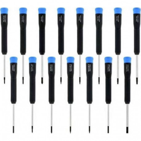 (NEW) Marlin Schraubendreher-Set (schwarz/blau, 15-teilig)