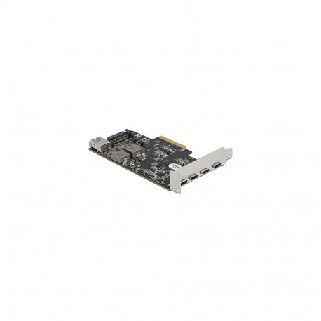 DeLOCK PCI Express x4 card for 4 x USB Type-C + 1 x USB Type-A - SuperSpeed ??USB 10 Gbps - low prof