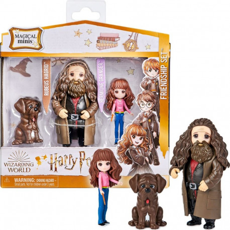 Wizarding World Harry Potter kogumisfiguurid Hermine Granger ja Rubeus Hagrid 7,6cm