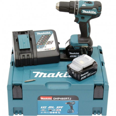 Makita cordless hammer drill DHP485RTJ 18V