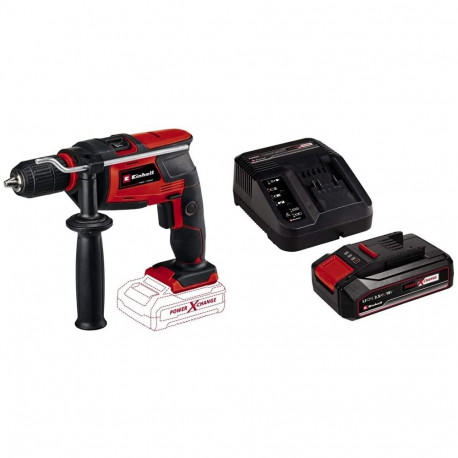 Power X-Change aku löökpuurmasin TE-ID 18 Li 18Volt ilma akuta ja laadijata, punane/must