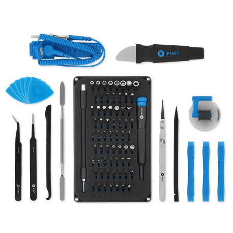 Pro Tech tööriistakomplekt 86-osaline elektroonikaremondiks, must/sinine