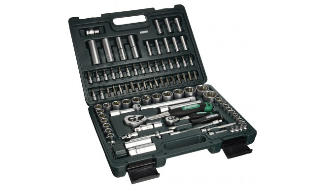 Schrauberbit- / Ratschen-Set, 26-teilig (grün)