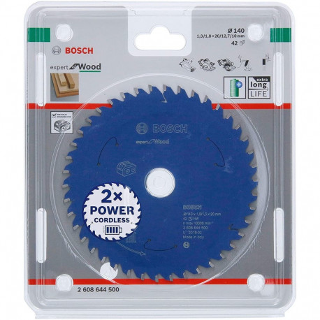 EXPERT Wood saeketas Ø140mm 42Z, ava 20mm, sobib akuga käsiketassaagidele