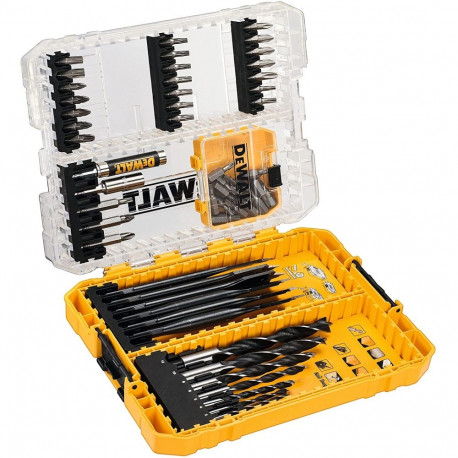 Bit- und Holzbohrer-Set DT70758, EXTREME IMPACT, Bohrer- & Bit-Satz (57-teilig, in TOUGHCASE)