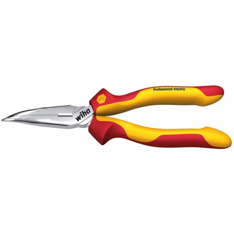 Flachrundzange Professional electric (rot/gelb, mit Seitenschneider)
