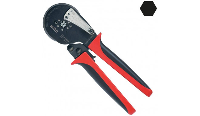 Crimp-Zange automatisch (schwarz/rot, bis 16mm²)