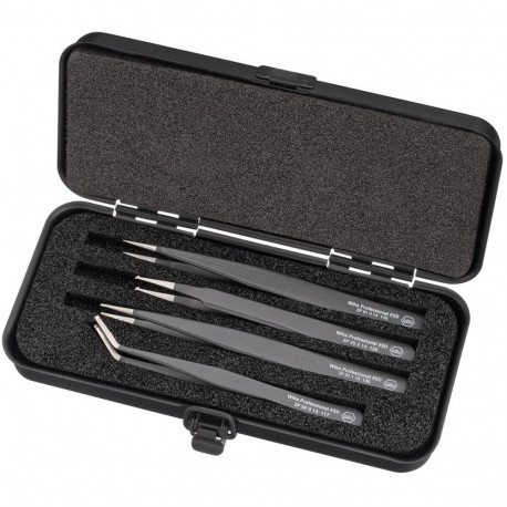 Wiha SMD tweezers Set Professional ESD - 32349