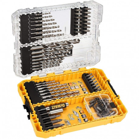 bitide ja puuride komplekt DT70761 EXTREME kõrge jõudlusega HSS-G 72-osaline TOUGHCASE