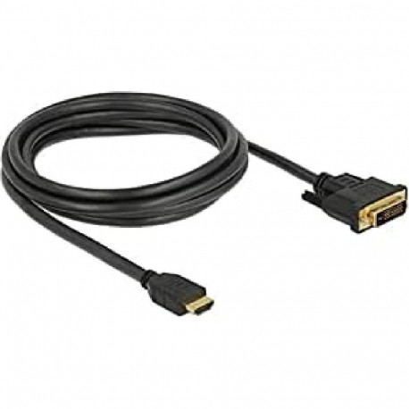 adapterkaabel HDMI > DVI 24+1 kahesuunaline 2Meter, must