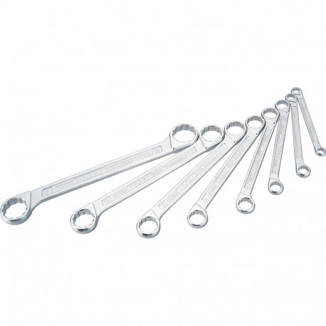 Hazet double ring spanner set 610N / 8, 8 pieces, wrench
