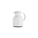 Emsa Samba vacuum jug Quick Press white 1.0L