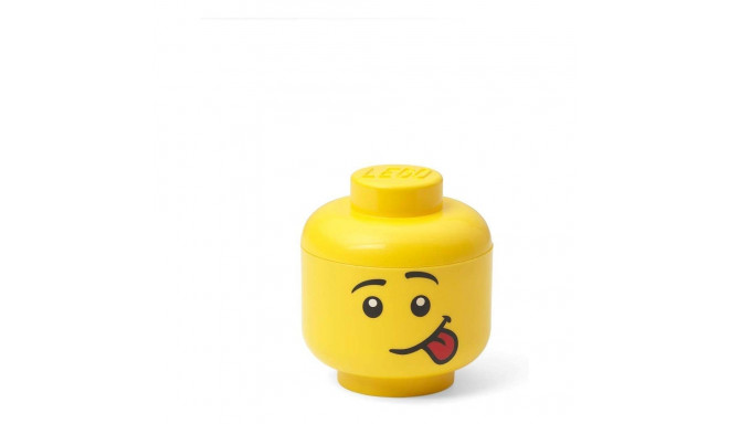 LEGO Storage Head "Silly", mini (gelb)