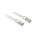 Sharkoon patch network cable SFTP, RJ-45, with Cat.7a raw cable (white, 1 meter)
