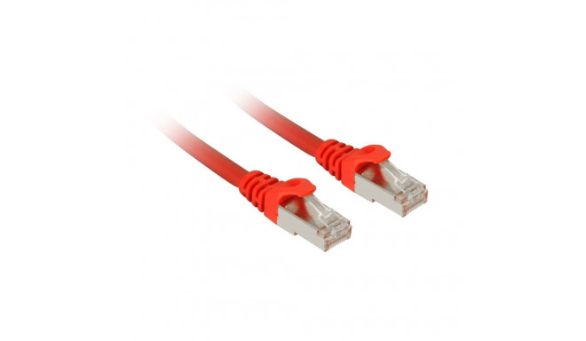 Sharkoon patch network cable SFTP, RJ-45, with Cat.7a raw cable (red, 1 meter)