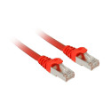 Sharkoon patch network cable SFTP, RJ-45, with Cat.7a raw cable (red, 50cm)