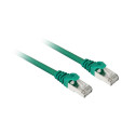 Sharkoon patch network cable SFTP, RJ-45, with Cat.7a raw cable (green, 3 meters)