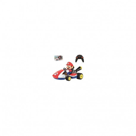 RC Mario Kart - Mario Race Kart mit Sound (rot/blau, 1:16)