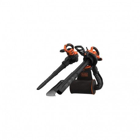 3-in-1 Elektro-Laubsauger BEBLV301-QS, Laubsauger/Laubbläser (schwarz/orange, 3.000 Watt)