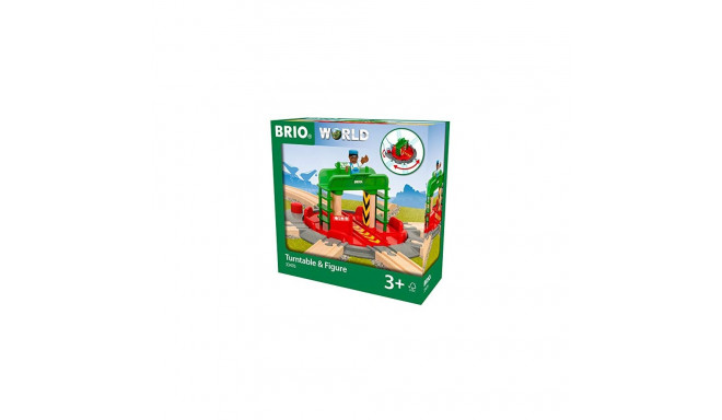 BRIO locomotive turntable with control bridge - 33476