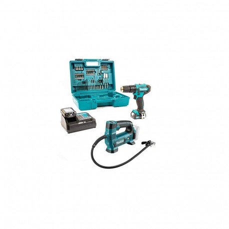 Makita cordless hammer HP333DSAX1, 12V (blue / black, 2x Li-ion battery 2,0Ah)