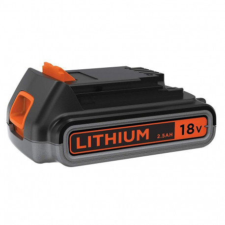 BLACK + DECKER battery pack 18V 2.5Ah Slide (black / orange)