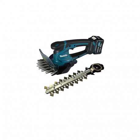 Akku-Grasschere UM600DSMEX, 10,8Volt (blau/schwarz, 2x Li-Ionen Akku 4,0Ah)