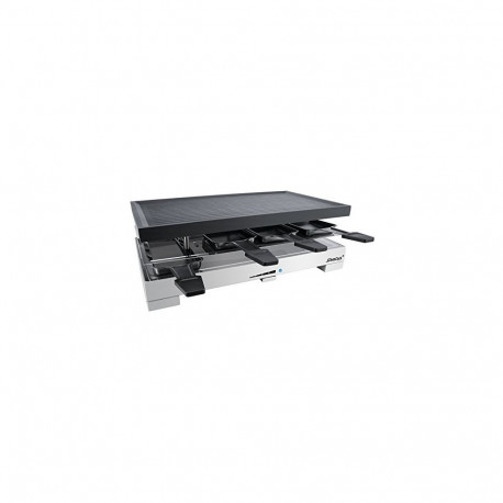 Raclette-grill RC 68, must/hõbedane