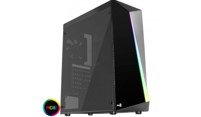 Aerocool case Shard, black