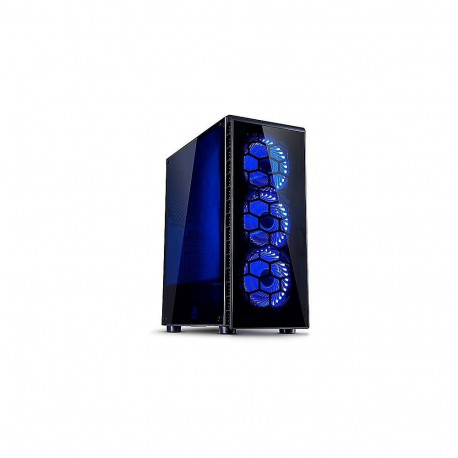 CXC2 (schwarz, Front aus Tempered Glass, Seitenteil aus Acryl)