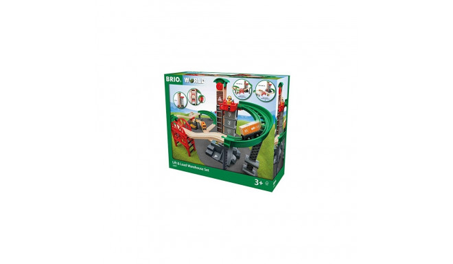 BRIO Large warehouse with lift - 33887