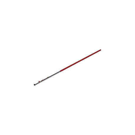 Aluminium-Stiel ZM-A 140 (rot/silber, 140cm)