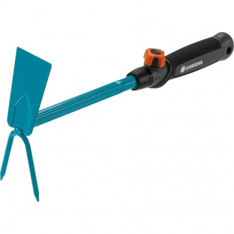Combisystem kultivaatorpea väike 2-haruline 5cm, türkiis