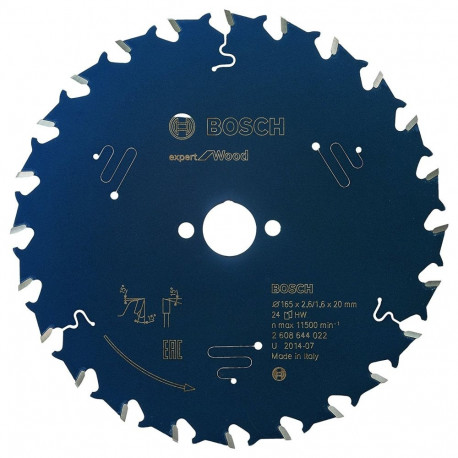 EXPERT ketassae tera Ø165mm 24Z ava 20mm käsiketassaagidele
