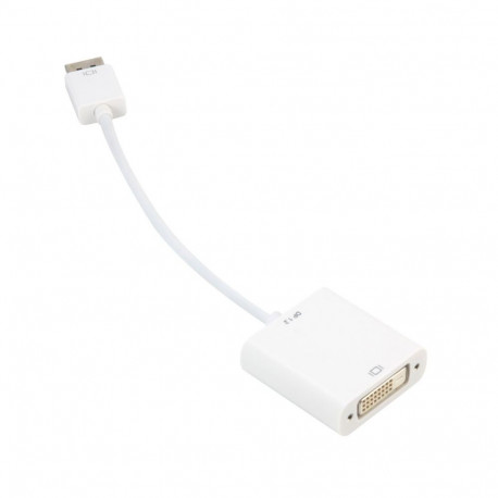 DisplayPort 1.2 > DVI24+1 Converter (weiß, 15 cm)