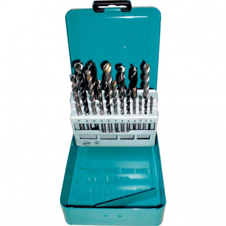Bohrer-Satz D-46202, 18-teilig (blau)