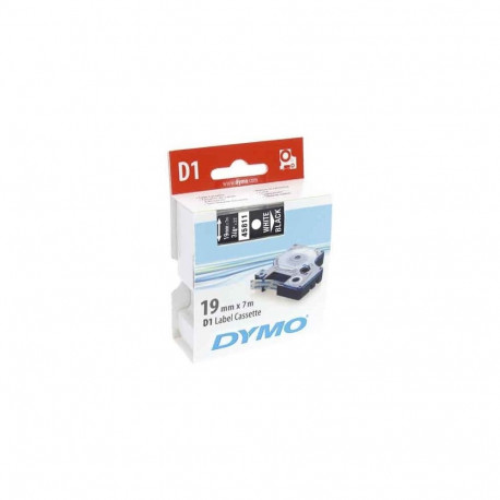 Dymo D1 19mm biały/czarny (45811/S0720910)