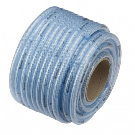 Transparent-Schlauch mit Gewebe 9 x 3mm (transparent, 40 Meter)