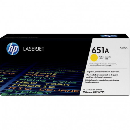 Toner gelb 651A (CE342A) (gelb)