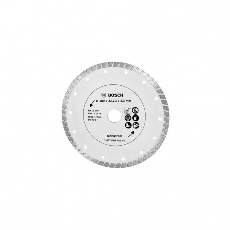 teemantlõikeketas turbo Ø180mm ava 22,23mm