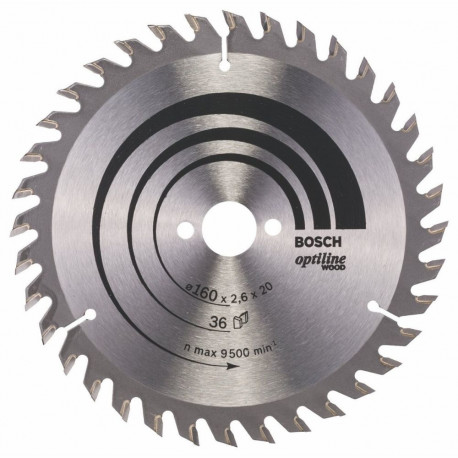 PRO Wood Kreissägeblatt, Ø 160mm, 36Z (Bohrung 20mm, für Handkreissägen)