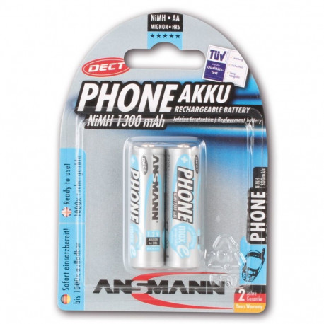 Ansmann DECT HR6 Mignon NiMh 2xAA 1300mA